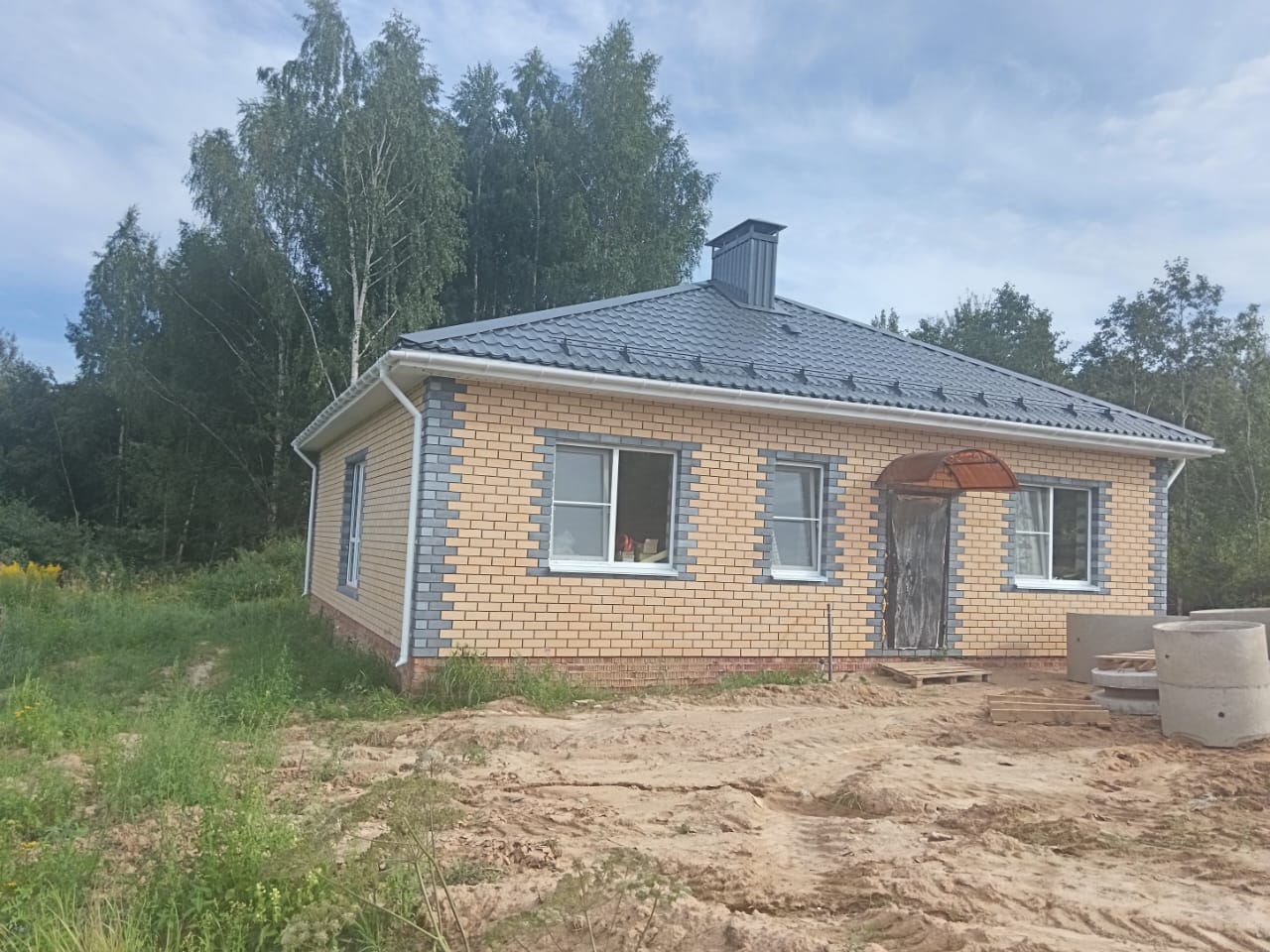 Кирпичный дом под семейную ипотеку